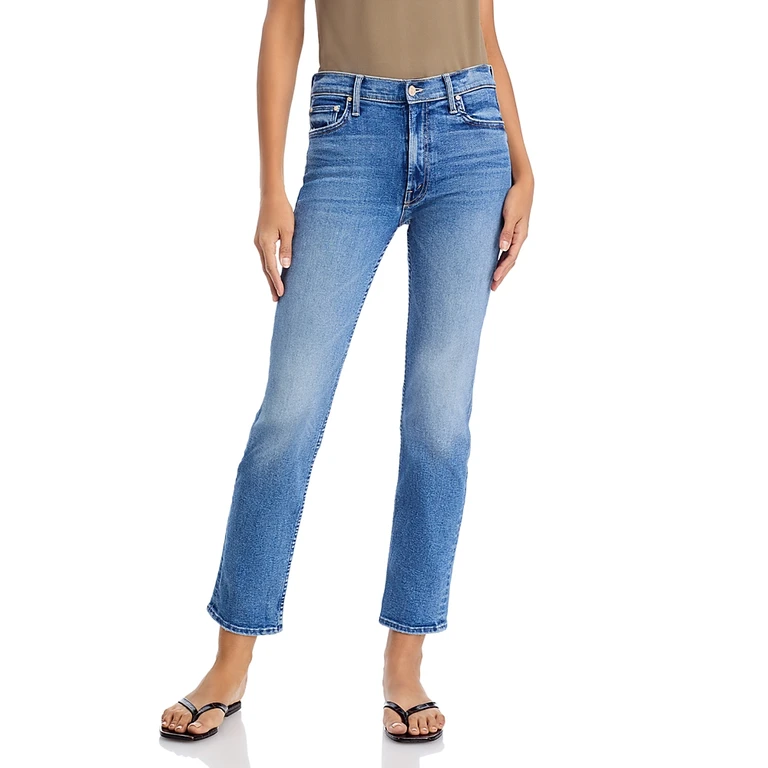 Mother The Mid Rise Rider Hover Jeans in Swing And A Miss