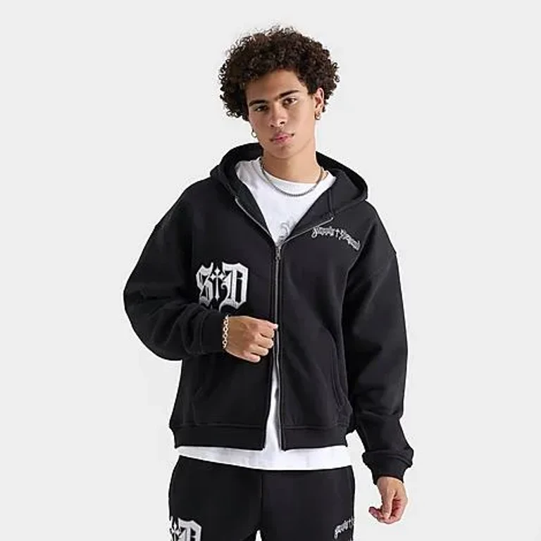 Supply & Demand Men's Atomic Full-Zip Hoodie in Black Size: Small