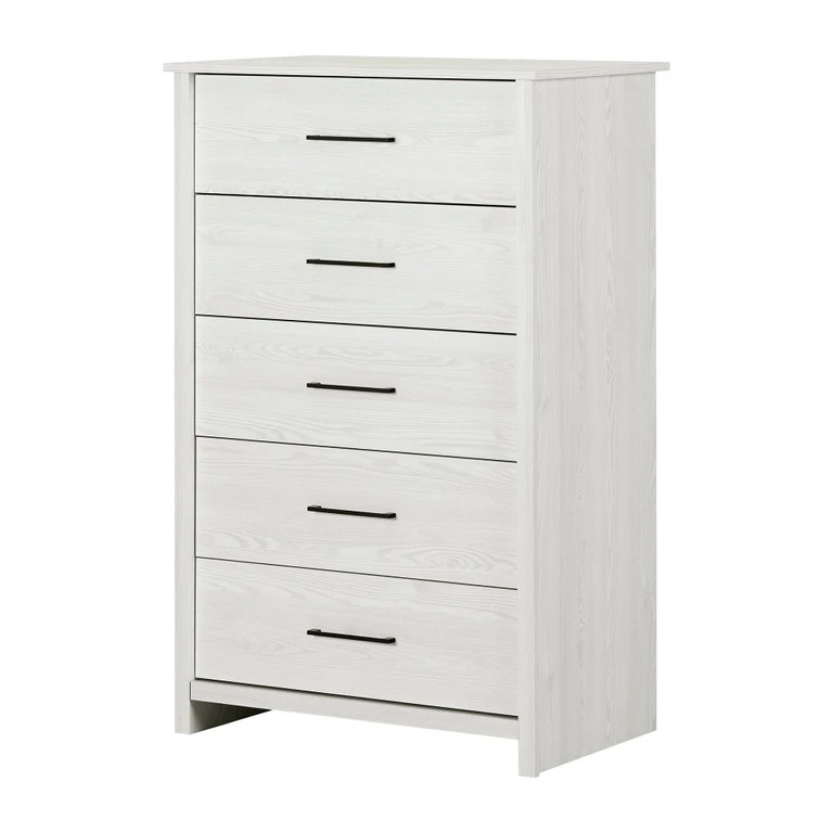 Fernley White Chest of Drawers - South Shore
