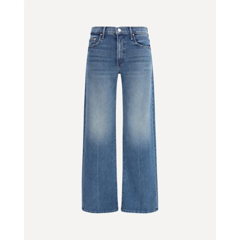 MOTHER DENIM Mid Rise Lasso Sneak Jeans Female 26