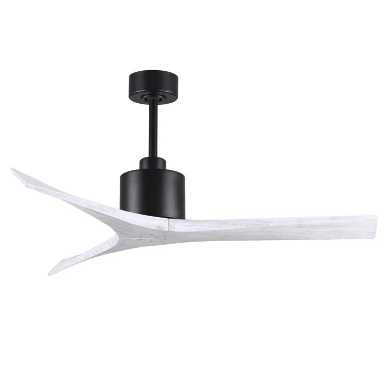 Mollywood 6-Speed DC 52 Ceiling Fan in Matte Black with Matte White blades