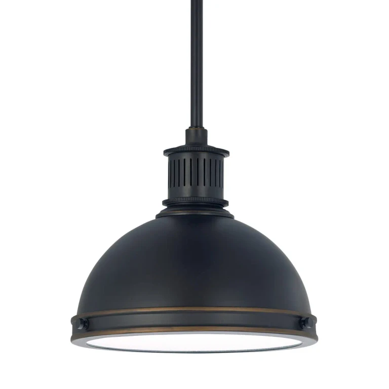 Autumn Bronze One Light Pendant from the Pratt Street Metal Collection