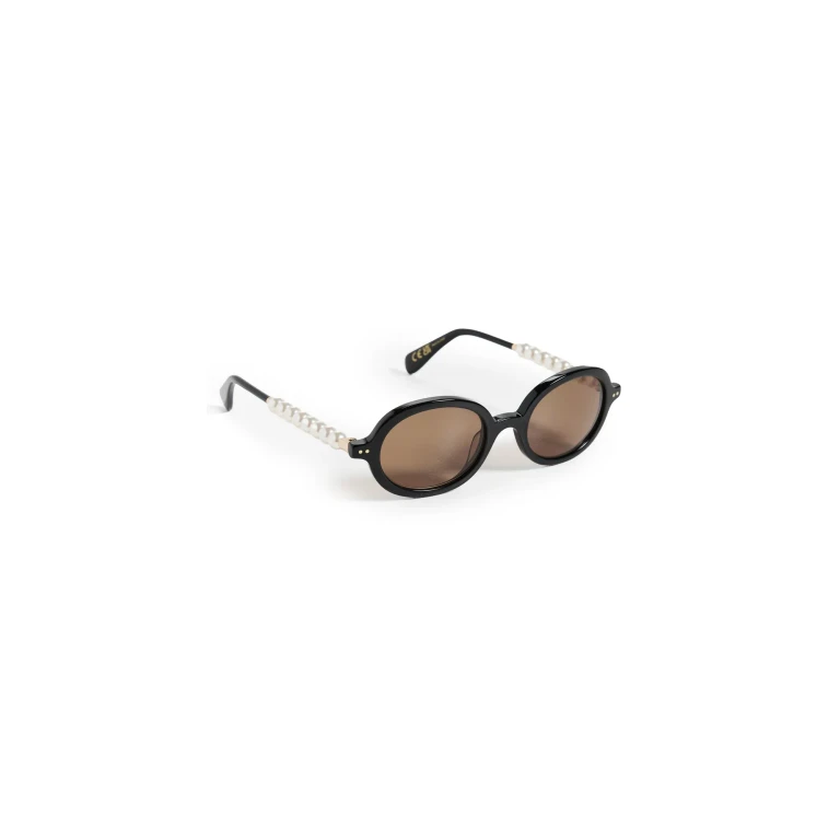 Lele Sadoughi Austin Pearl Sunglasses Jet 001 One Size