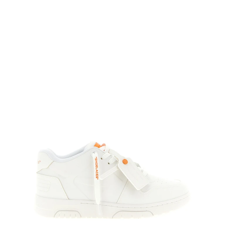Off-White Out Of Office Molded Sneakers Orange Tpu Polyester Lh - Men