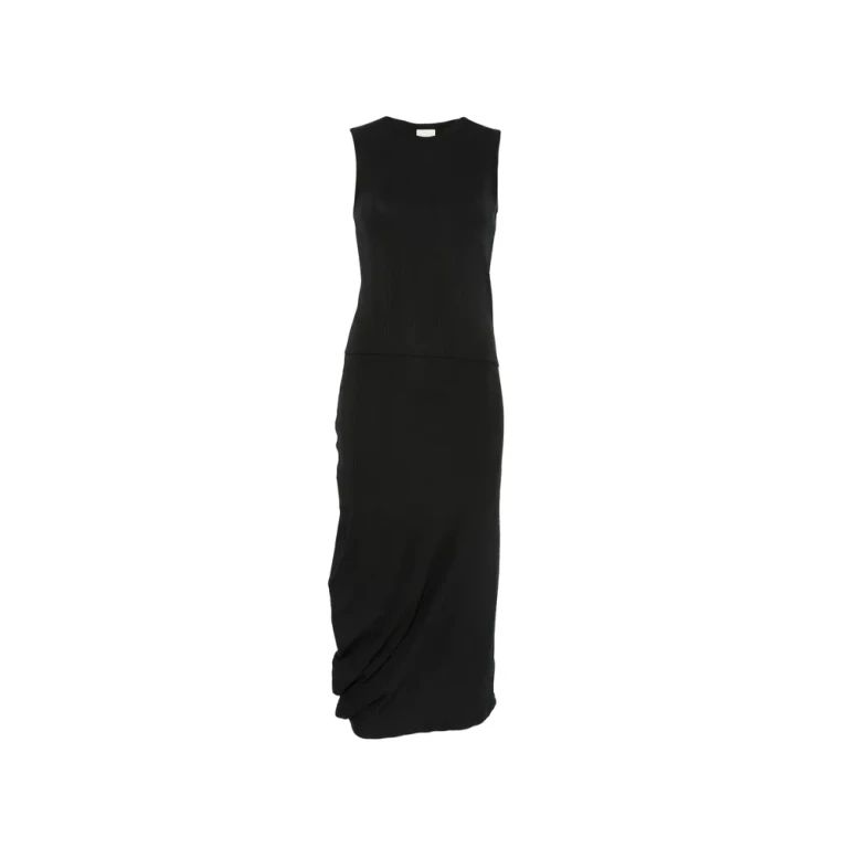 Calvin Klein Ribbed Sleeveless Midi Dress