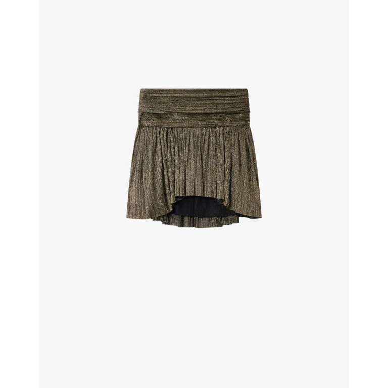 Jupe Eloise - Femme - Doré - Taille 34 - Isabel Marant