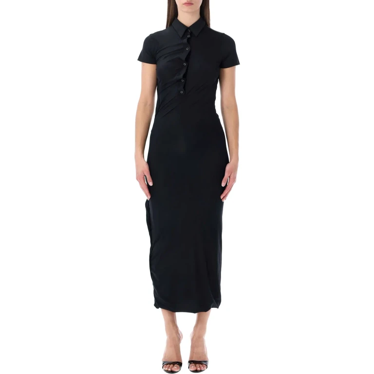 Dress Woman color Black (10350370301BLKYLW)