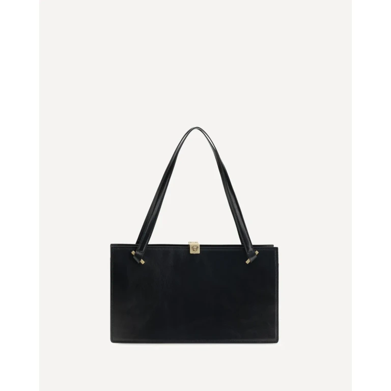VERSACE Severine Shoulder Bag in leather Female UNI