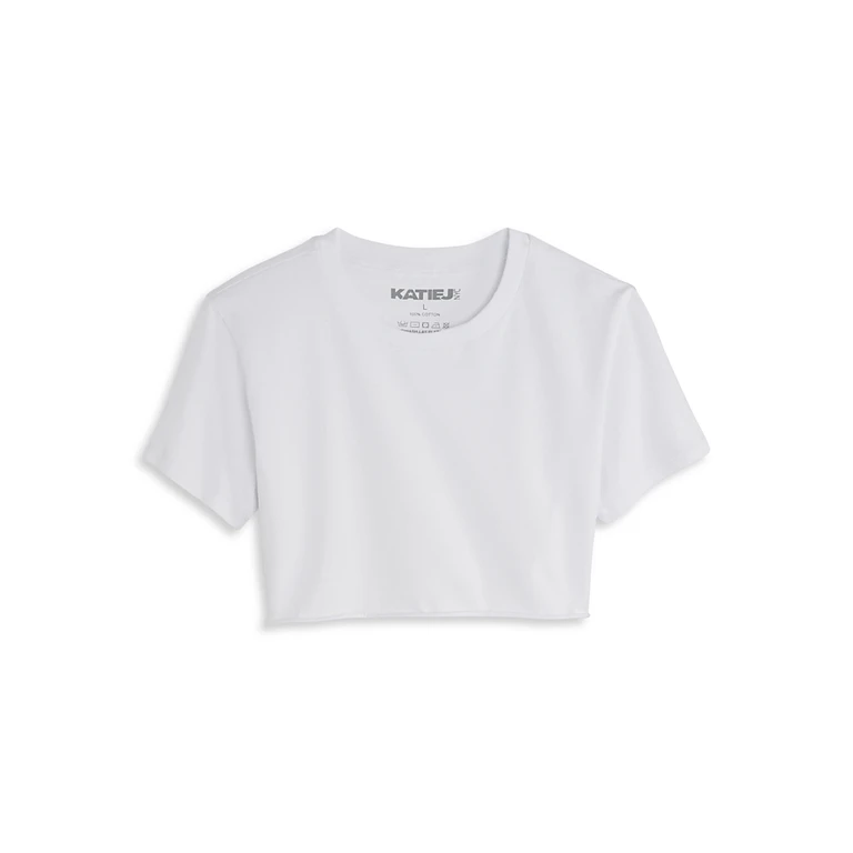 KatieJnyc Girls' Tristan Cropped Tee - Big Kid