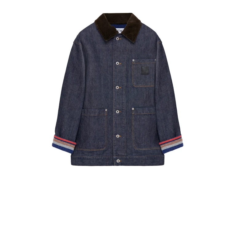 Loewe Coats Row Denim Blue - Men