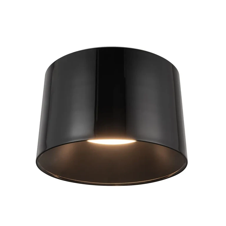 Jet Black LED Flush Mount from the Etta Collection