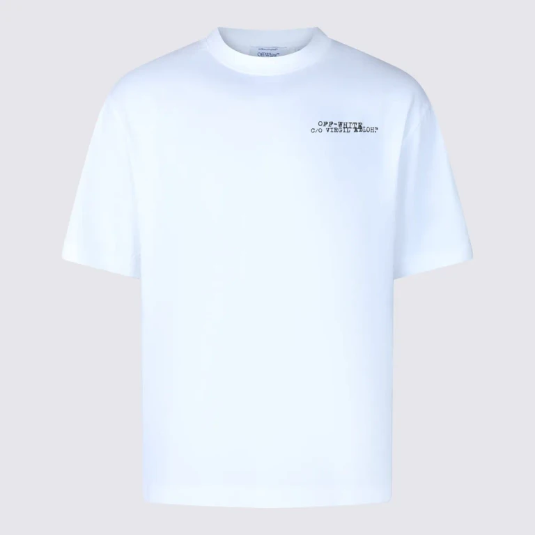 Off-White White Cotton Cross T-shirt