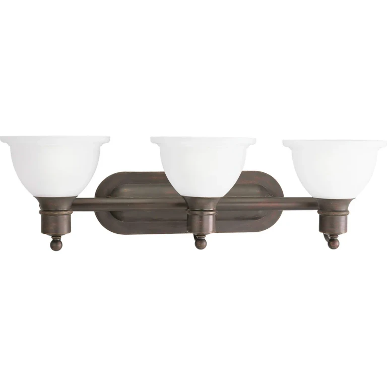 Antique Bronze Three Light Bath Bracket from the Madison Collection