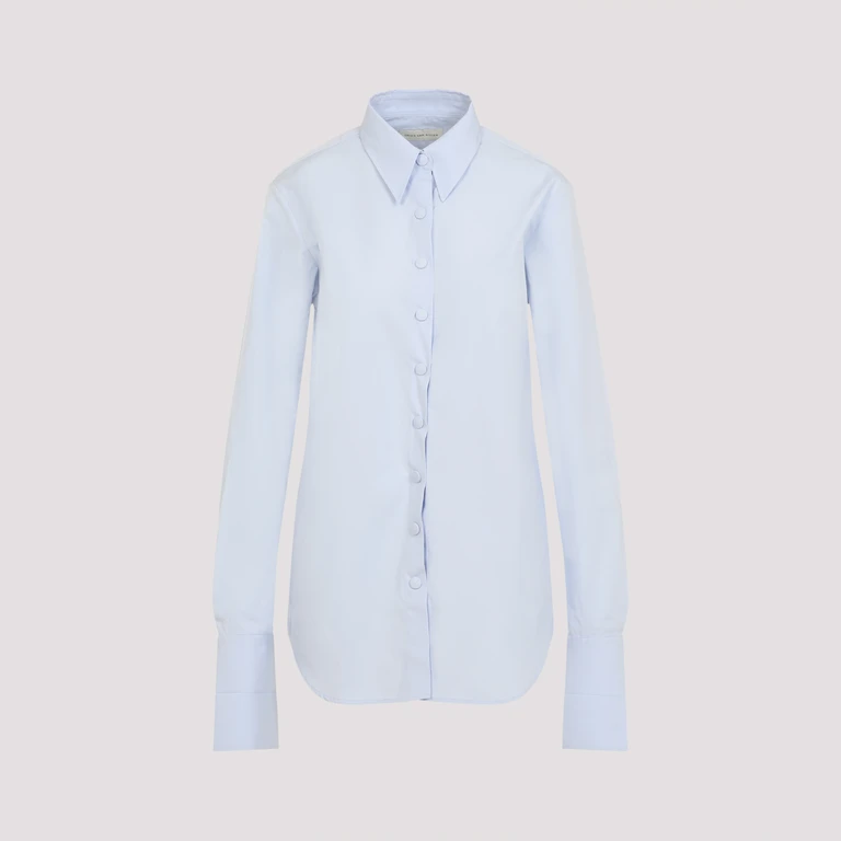 Dries Van Noten Celina Shirt Blue Cotton - Women