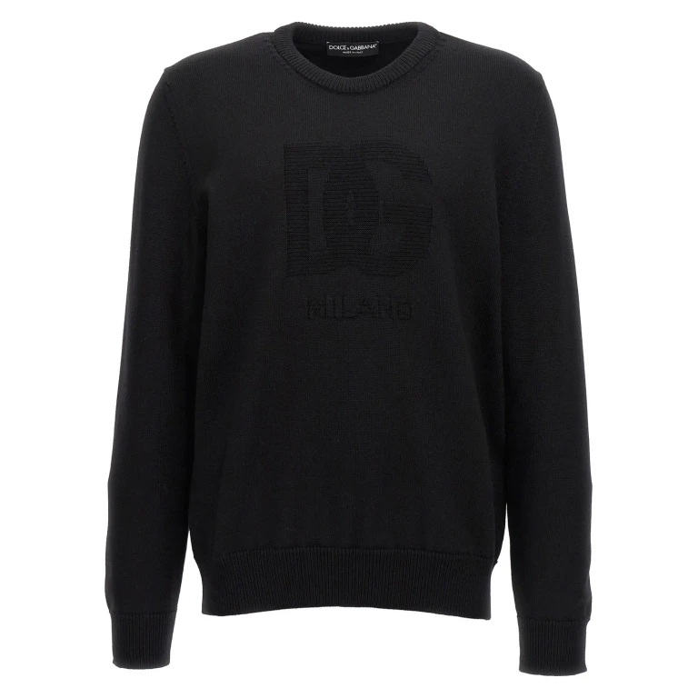 Dolce & Gabbana Dg Logo Detailed Crewneck Jumper
