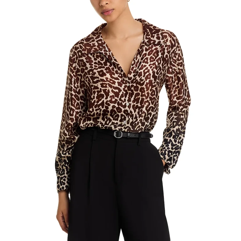 Bella Dahl Flowy Wide Collar Button Down Shirt