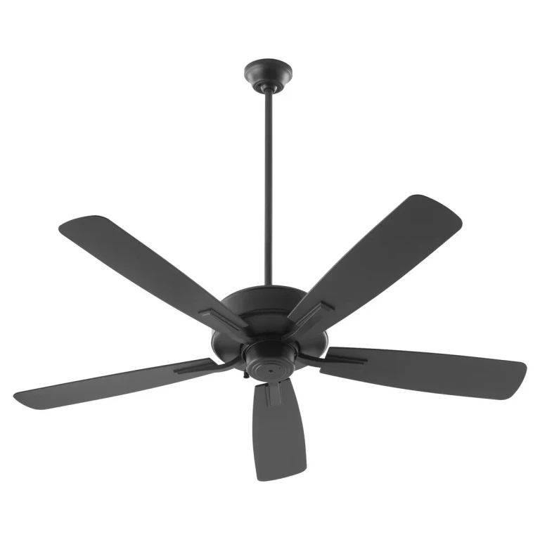 Matte Black 52"Patio Fan from the Ovation Patio Collection