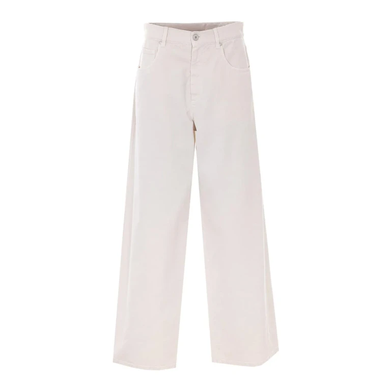 Brunello Cucinelli Pantalons Décontractés - Blanc