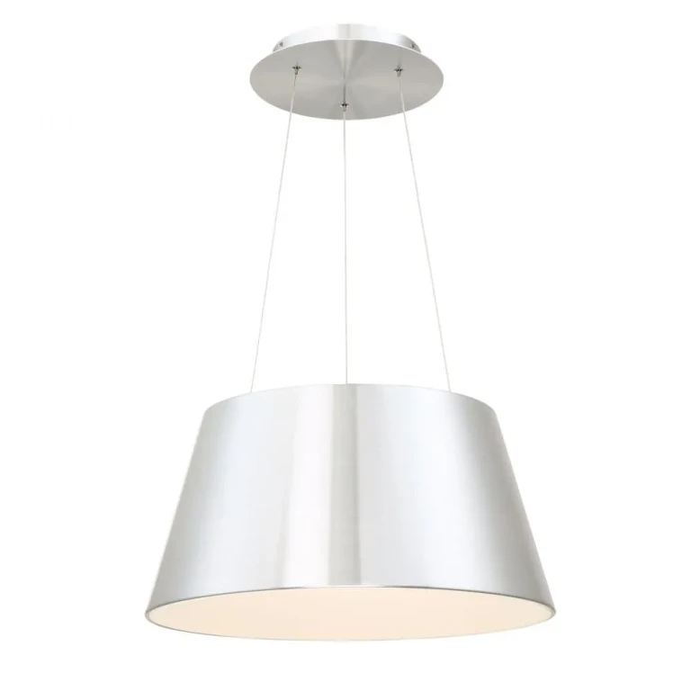 WAC Lighting Vida 1-Light LED Pendant in Brushed Aluminum - PD-72718-AL