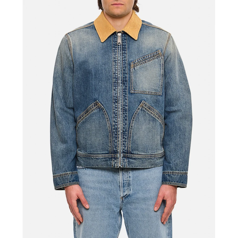 Alexander McQueen Denim Workwear Jacket