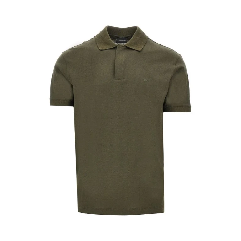 Emporio Armani Travel Essential Polohemd aus Lyocell und Baumwolle