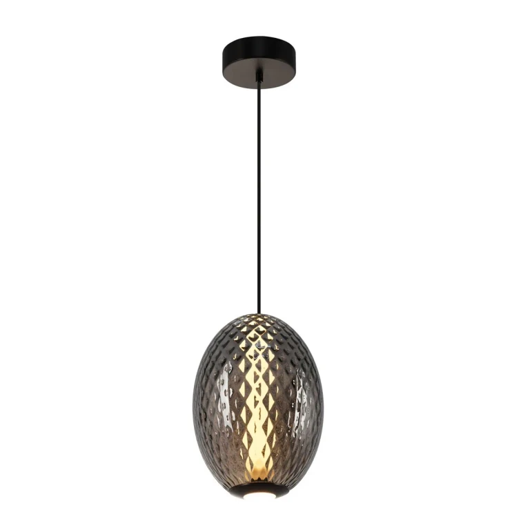 Smoke LED Pendant from the Celeste Collection