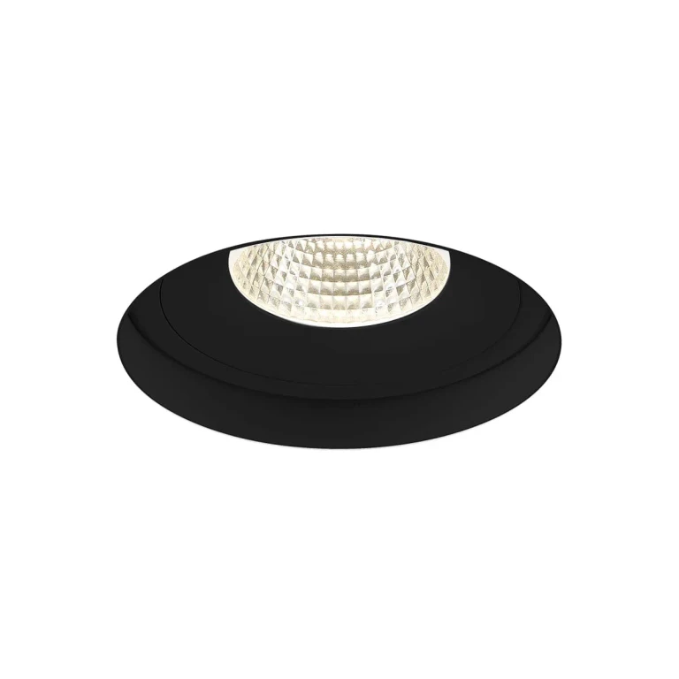 Black One Light Downlight from the Amigo Collection