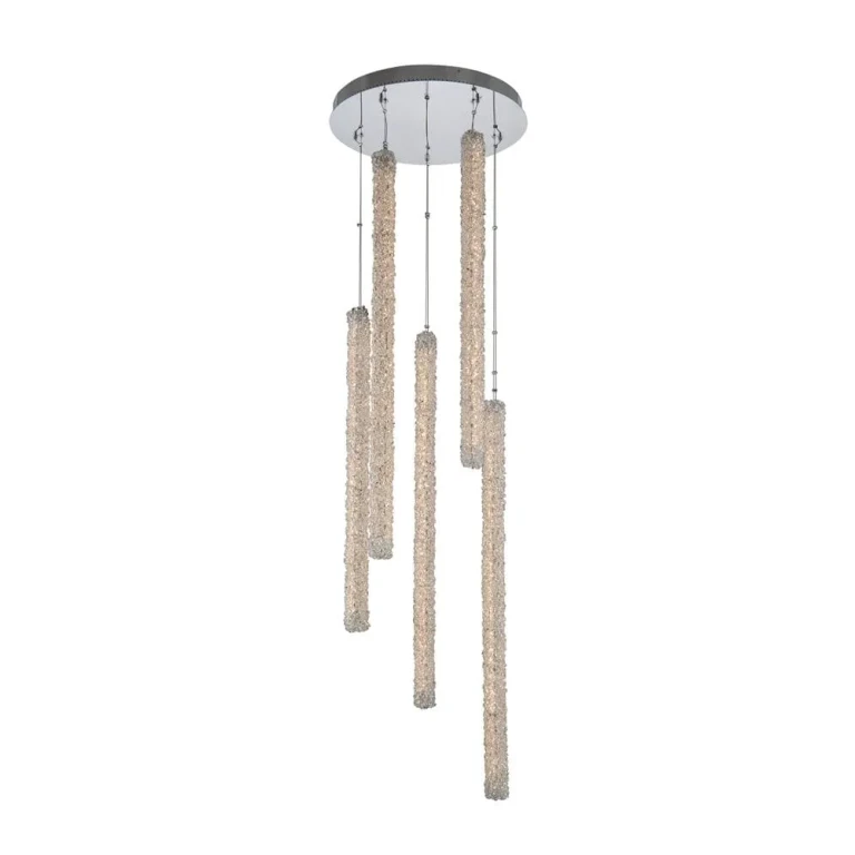 Lina Contemporary Chandelier in Polished Chrome