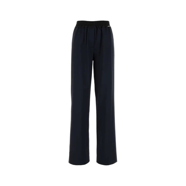 Zegna Navy Blue Wool Pant