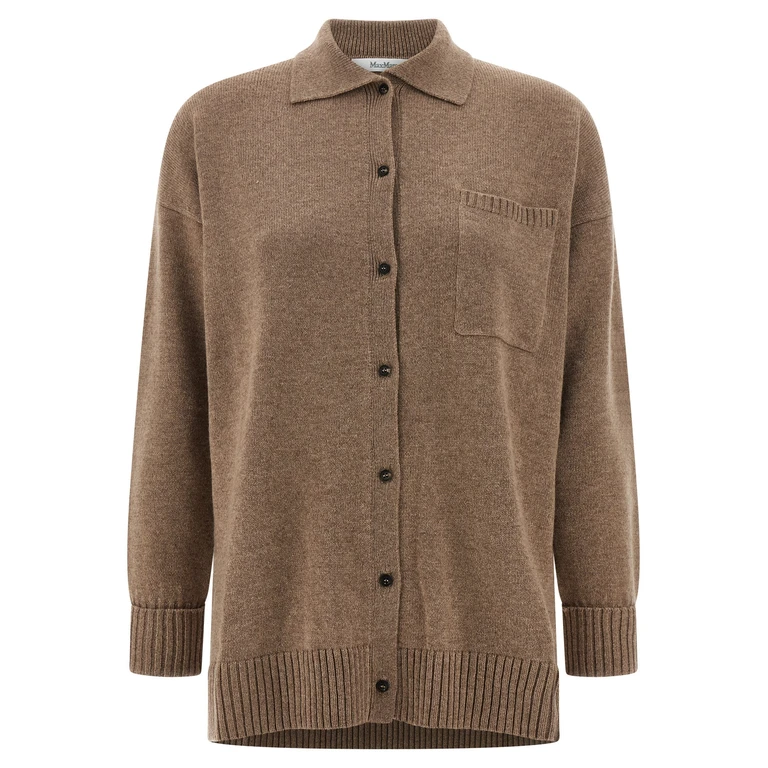Max Mara Brown Cashmere Cardigan Clothing - Women