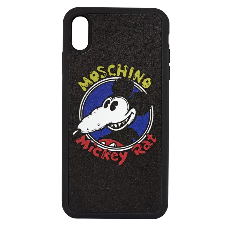 Moschino Ladies Iphone XS Max Mickey Rat Phone Case
