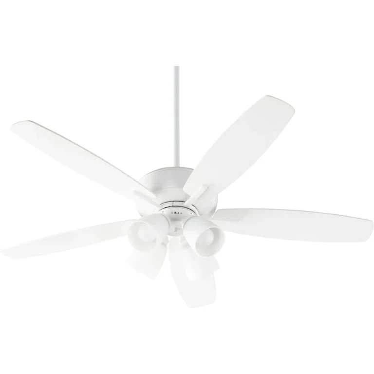Quorum Breeze 4-Light 52" Indoor Ceiling Fan in Studio White