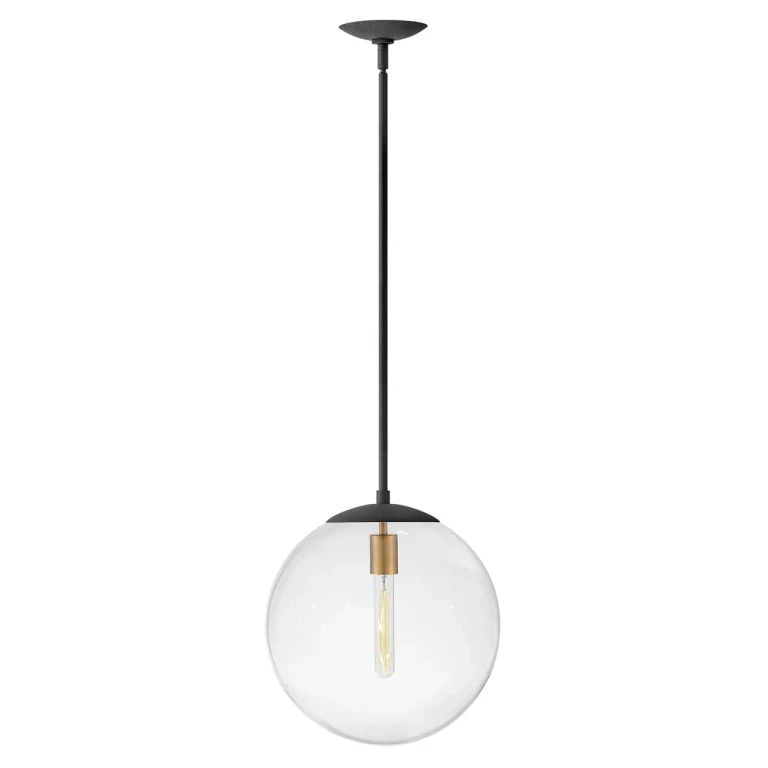 Aged Zinc LED Pendant from the Warby Collection