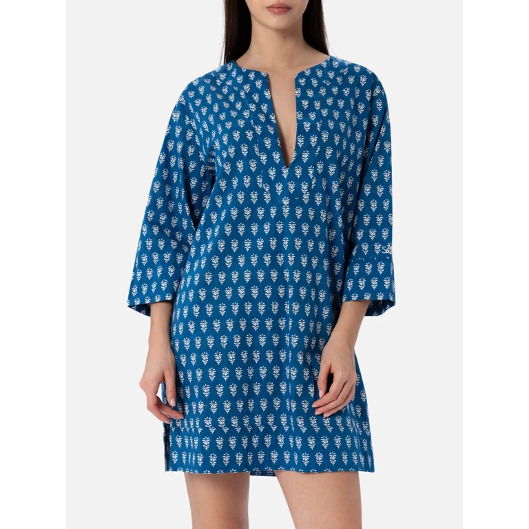 MC2 Saint Barth Macha Cotton Buti Print Dress