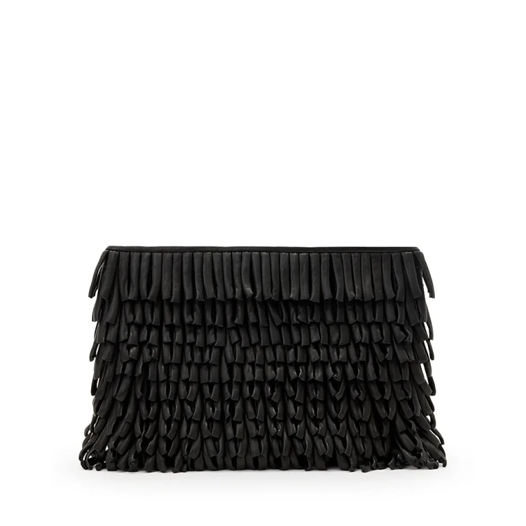 Allsaints Bettina Fringe Clutch