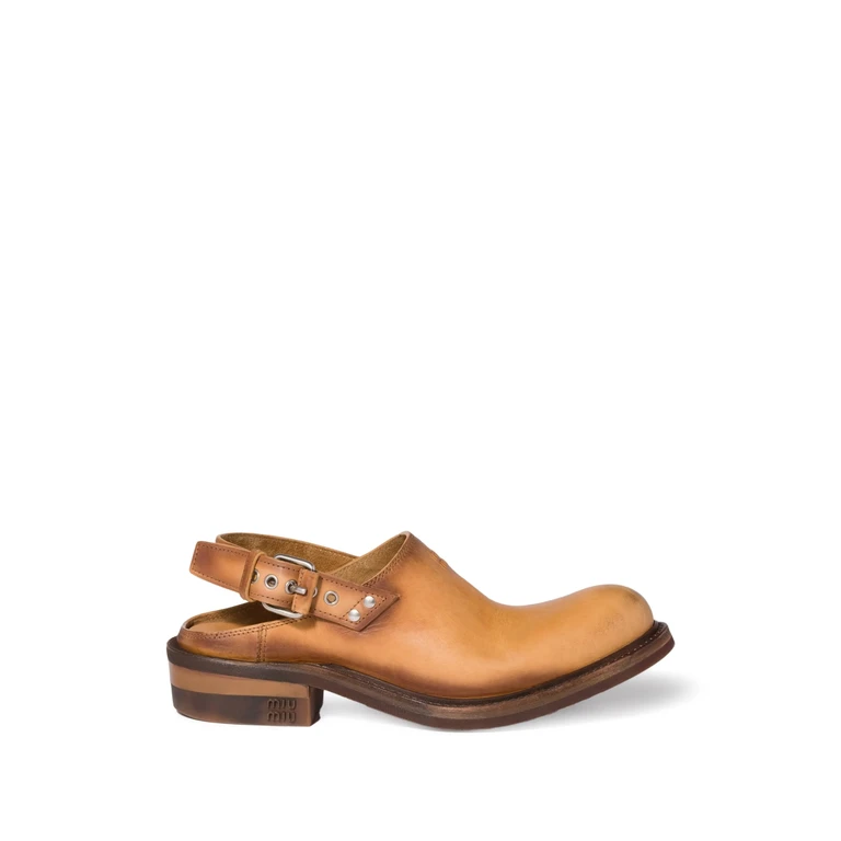 Miu Miu Sabot Brown Calzature - Women