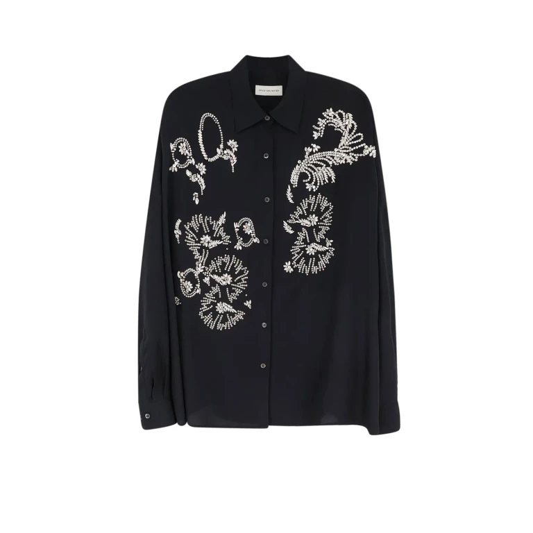 Dries Van Noten casia Shirt With Rhinestones