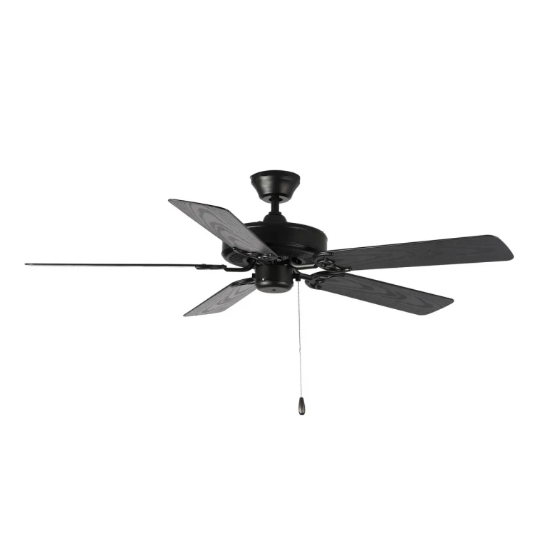 Black 52"Ceiling Fan from the Basic-Max Collection