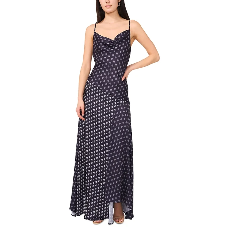 1.state Cowl Neck Asymmetric Dress