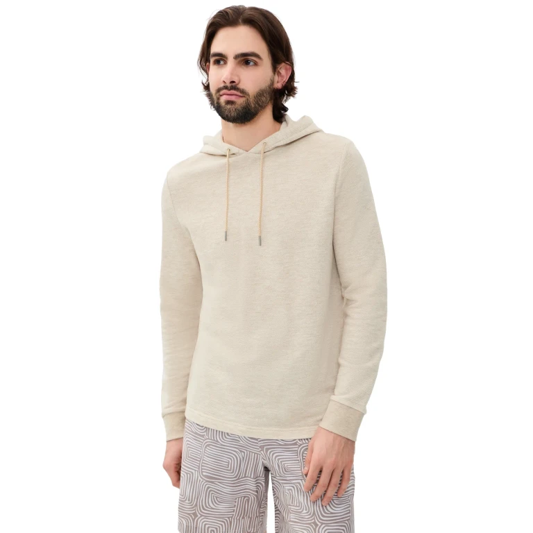 Fair Harbor Tailwind Hoodie Natural M