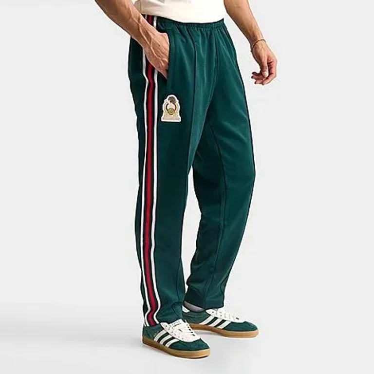 adidas Men's Originals Mexico Soccer Track Pants in Aurora Ivy Size: XS