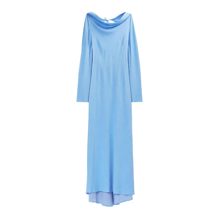 Moschino Jeans Maxi Robe - Bleu