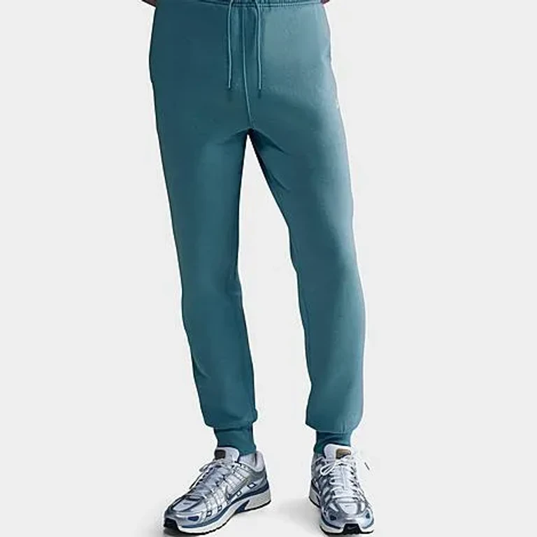Nike Men's Club Fleece Premium Jogger Pants in Denim Turquoise/Denim Turquoise/White Size: XXS