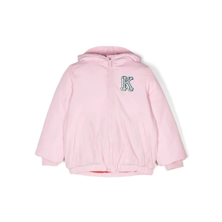 Kenzo Illustration-Print Padded Hooded Jacket