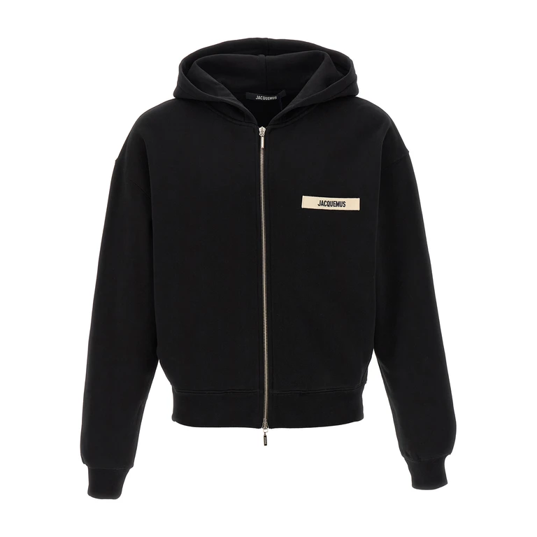 Black Cotton Sweatshirt Clothing - Men
