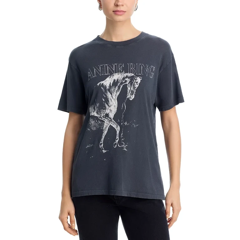 Anine Bing Lili Horse Tee