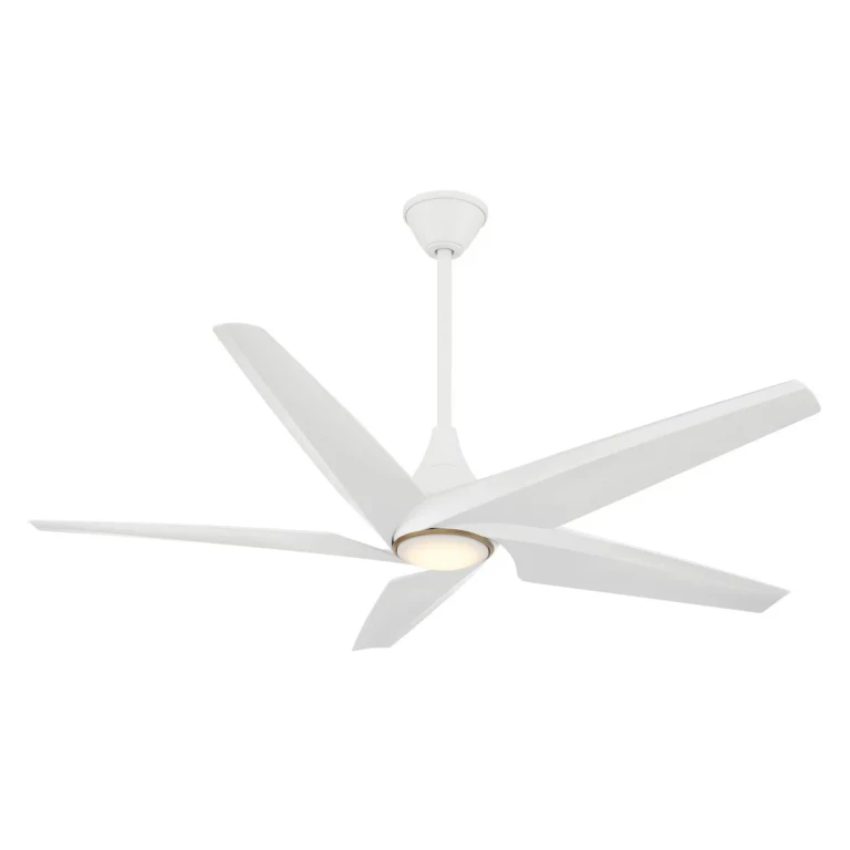 Flat White 60" Ceiling Fan from the Switch Collection