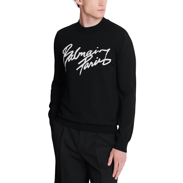 Balmain Merino Wool Blend Balmain Paris Sweater