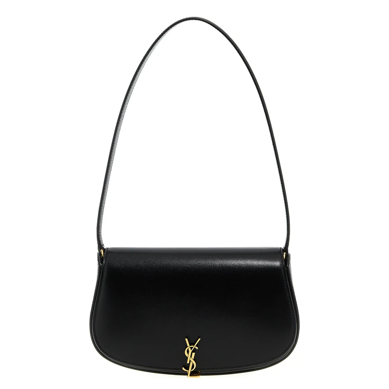 Saint Laurent Black Calfskin Shoulder Bag - Women (SA287787BM)