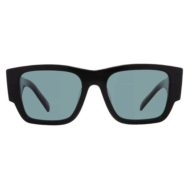Prada Petrol Green Square Mens Sunglasses PR 10ZSF 16K40K 55